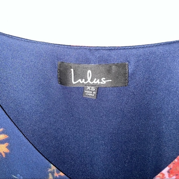 Lulus Shifting Dears Navy Floral Shift Dress - Picture 6 of 8